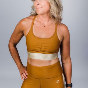 Cross Back Sports Bra Amber - S