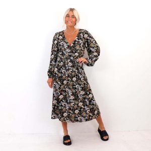 NOLA LS CALF DRESS
