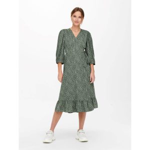 OLIVIA 3/4 WRAP DRESS