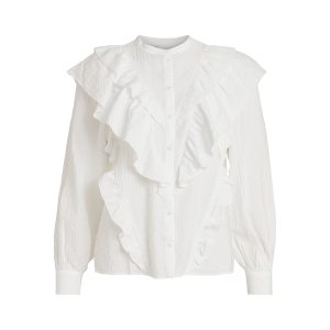 SURIN LS FRILL SHIRT