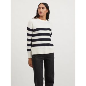 SUZA L/S STRIPE KNIT TOP